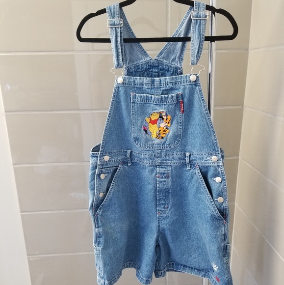 Other - Vintage winnie the pooh overall shorts